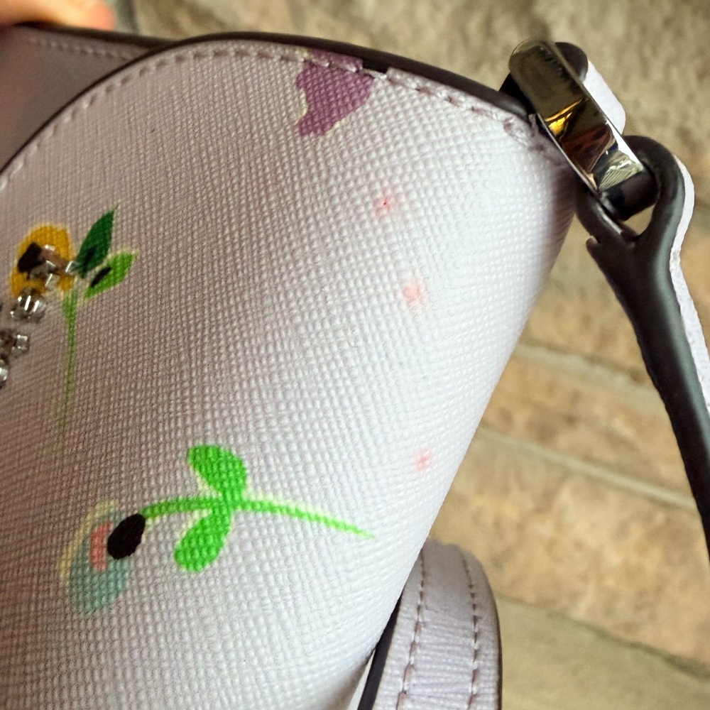 kate spade lilac floral crossbody phone bag - Picture 14 of 16